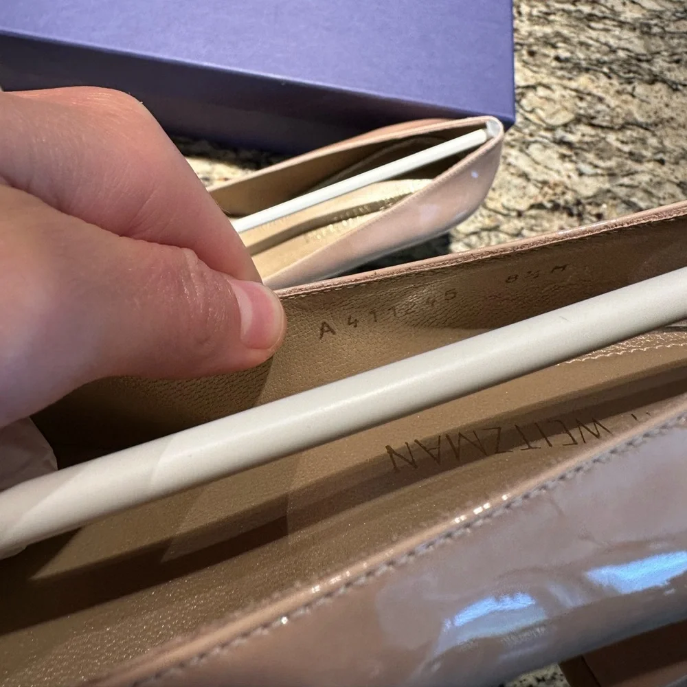 Stuart Weitzman Cream Heels - Picture 4 of 8